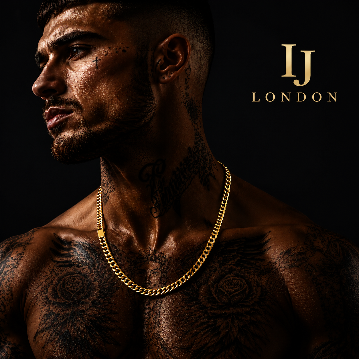 6mm Gold Cuban Link Chain Necklace