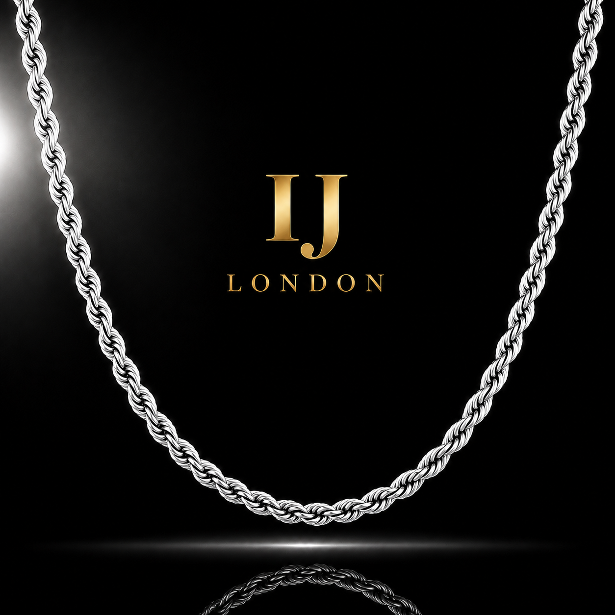 6mm Silver Rope Chain – Premium Stainless Steel