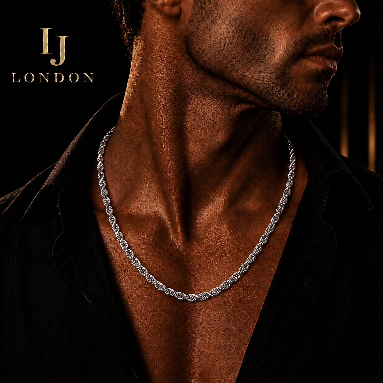 6mm Silver Rope Chain – Premium Stainless Steel