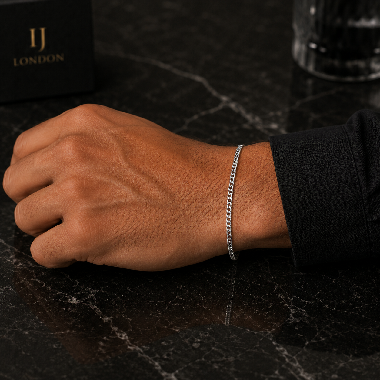 3mm Silver Cuban Link Bracelet – Premium Stainless Stee