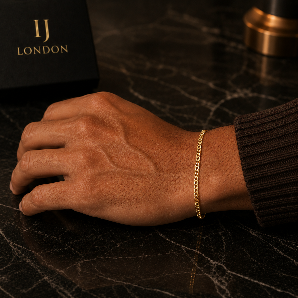 3mm Gold Cuban Link Bracelet – Premium Stainless Steel