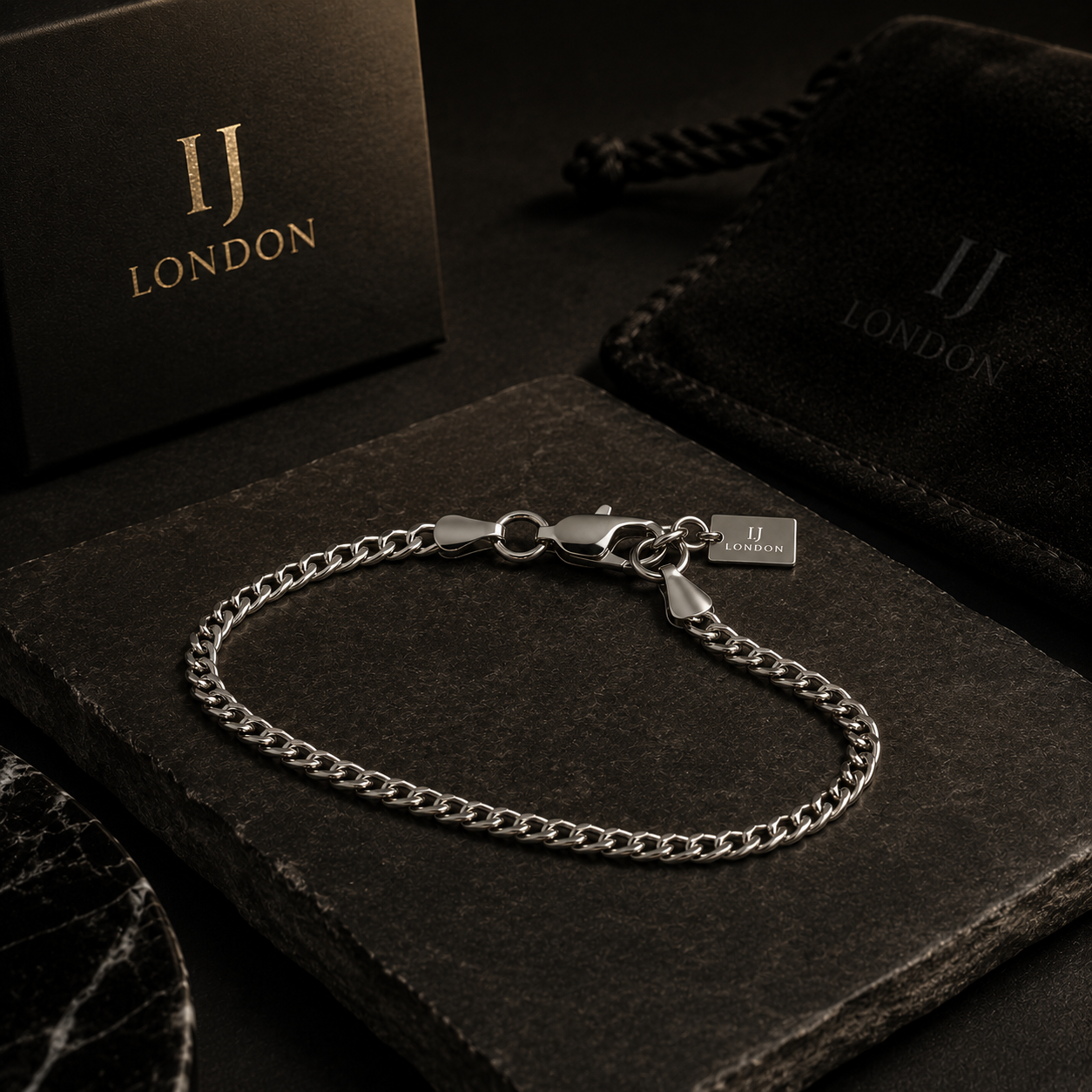 3mm Silver Cuban Link Bracelet – Premium Stainless Stee