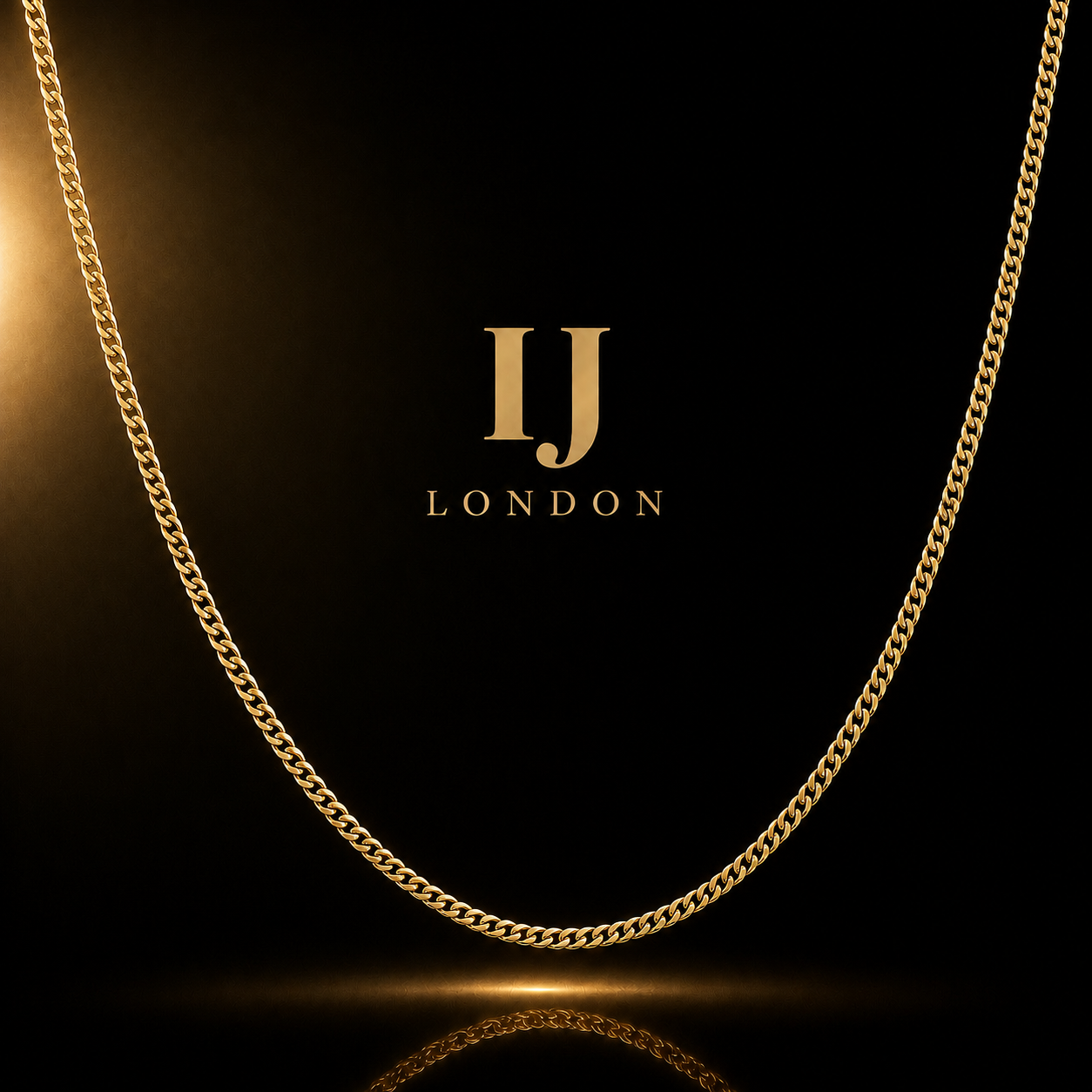3mm Gold Cuban Link Chain – Premium Stainless Steel