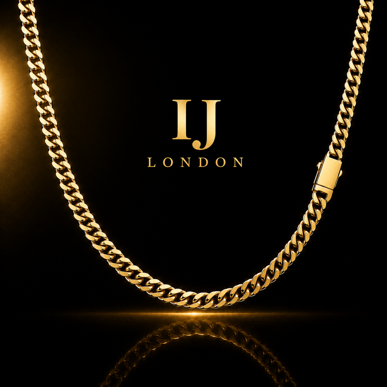 6mm Gold Cuban Link Chain Necklace