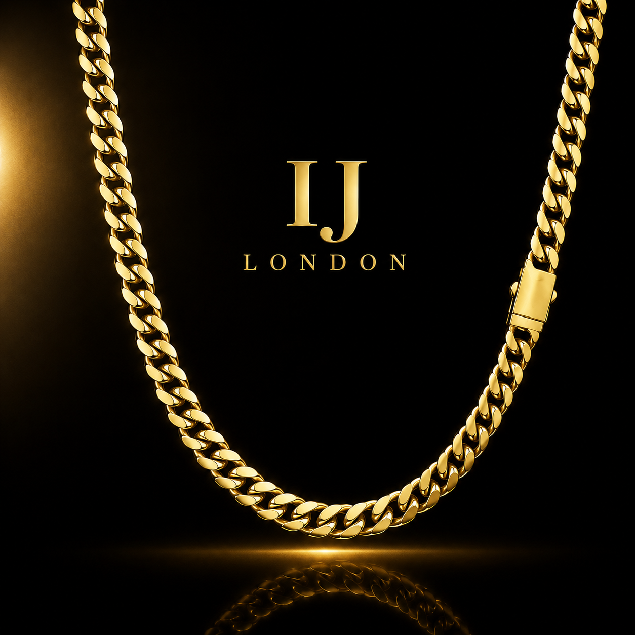 10mm Gold Cuban Chain