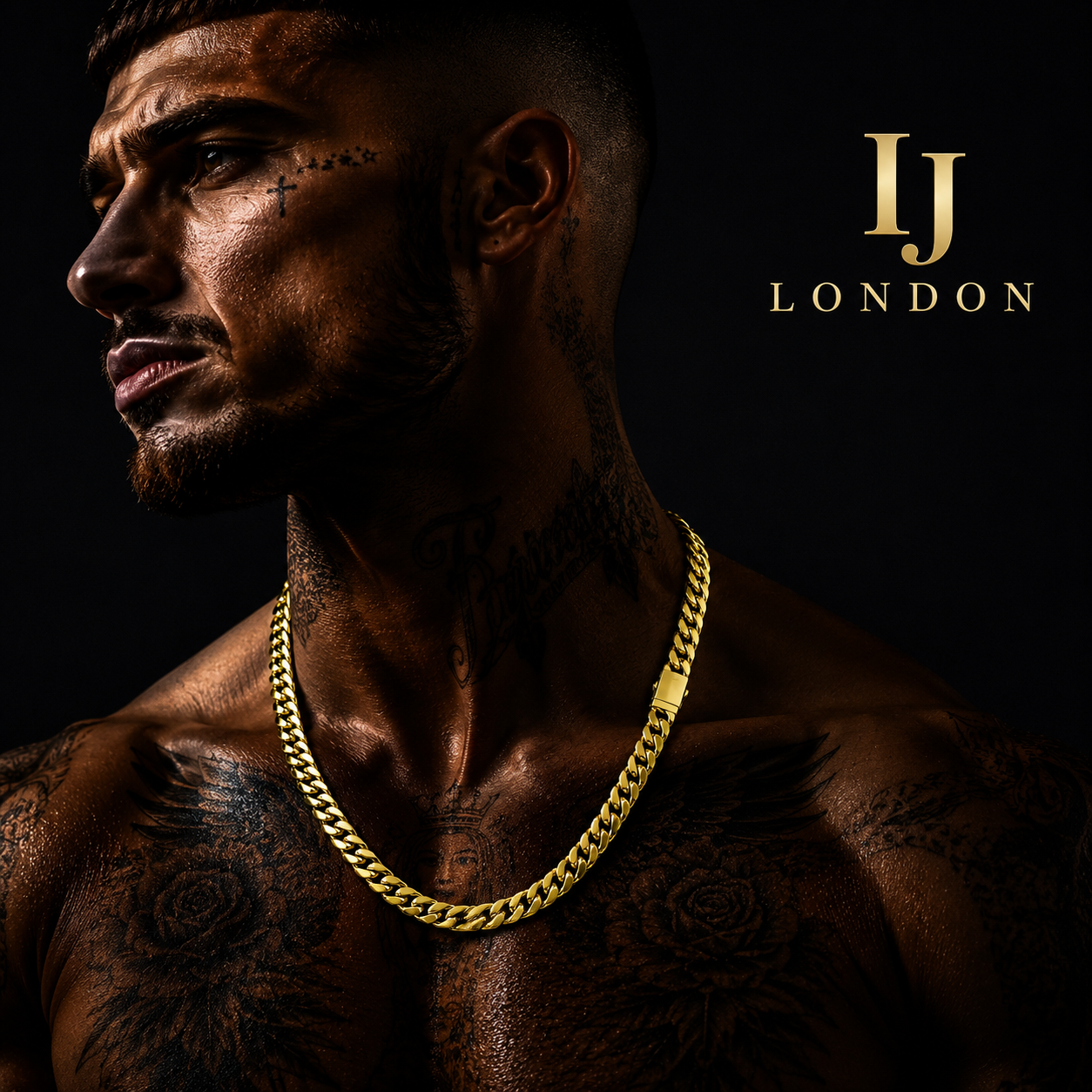 10mm Gold Cuban Chain
